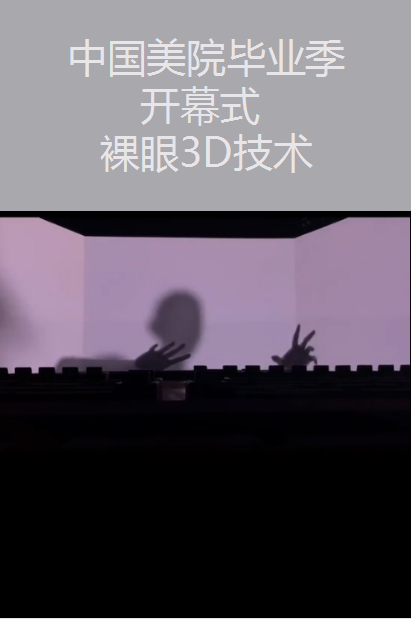 中國美院畢業(yè)季 裸眼3D技術